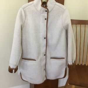 Sherpa faux shearling jacket